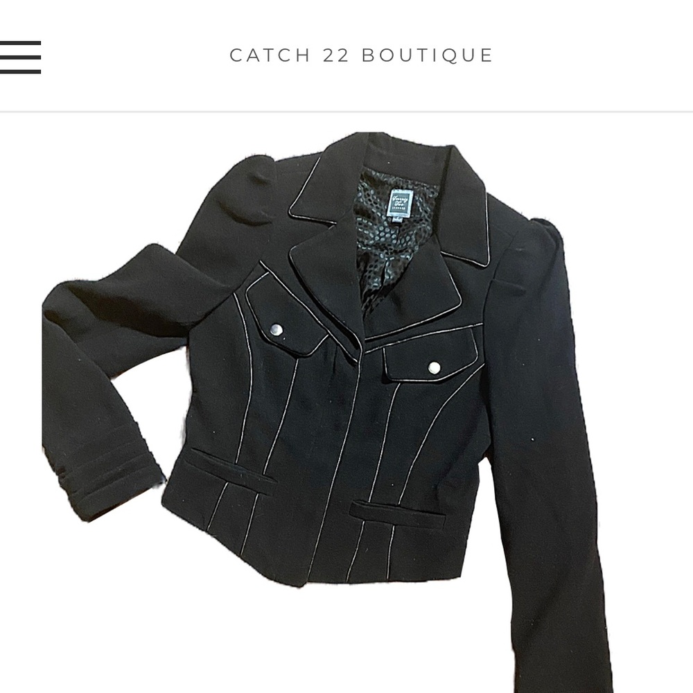 Seventy Two Changes Moto Blazer sz 6
